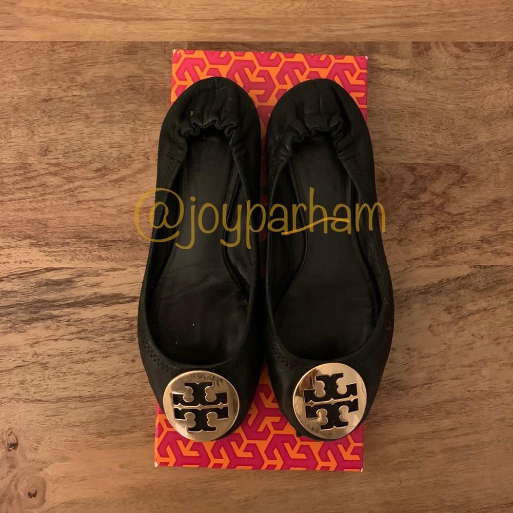 Authentic Used Condition Tory Burch Reva Flats